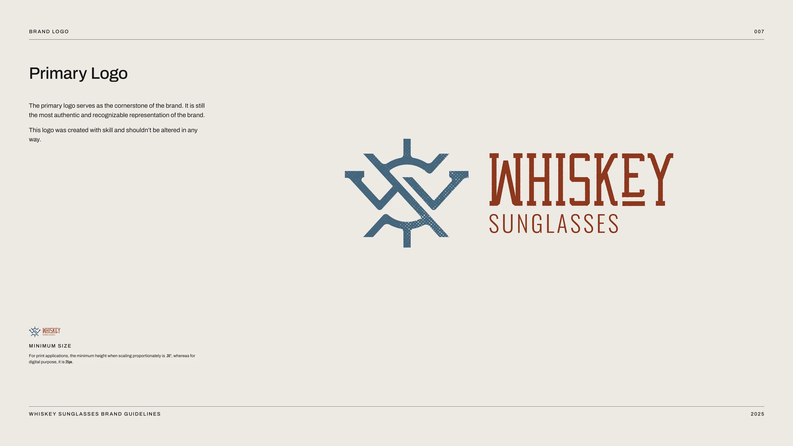 Whiskey Sunglasses brand identity 5